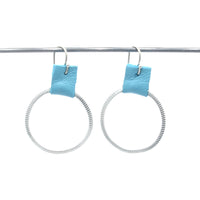 Flat Coil Hoop Earrings