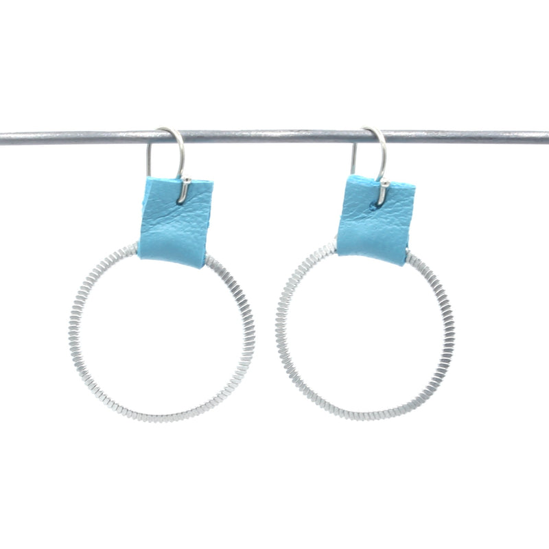 Flat Coil Hoop Earrings