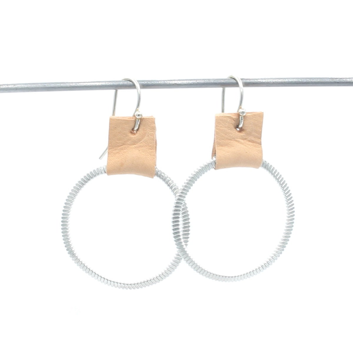 Flat Coil Hoop Earrings