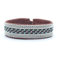 Sierra Camel/Dark Brown with Turquoise Beads