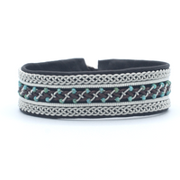 Sierra Dark Brown/Dark Brown with Turquoise Beads