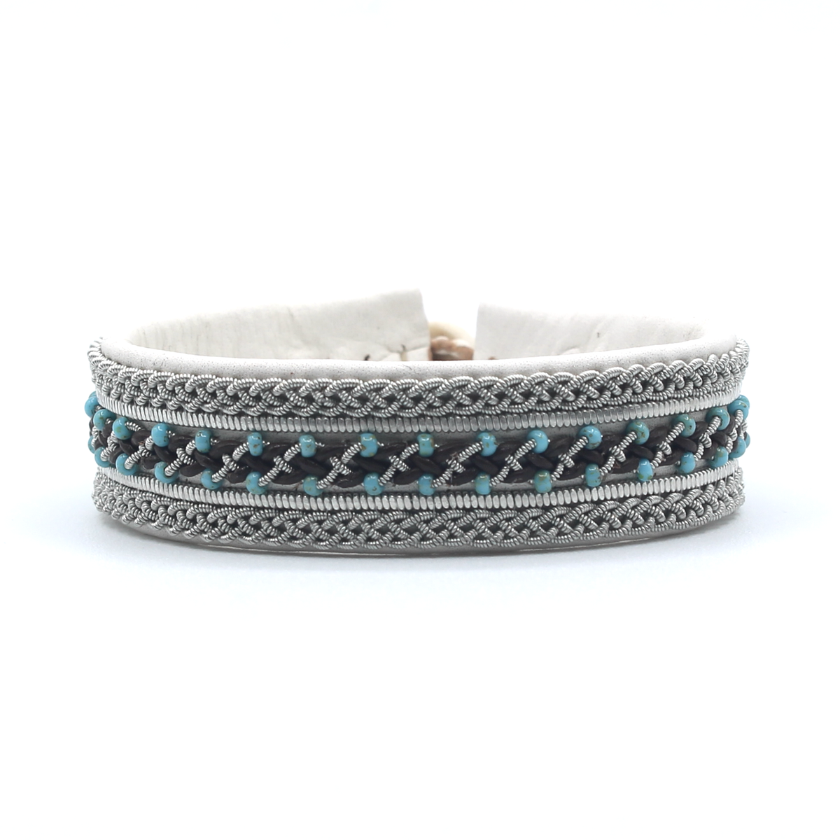 Sierra White with Turquoise Beads