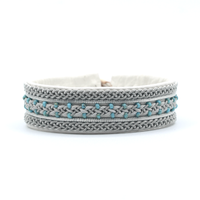 Sierra White with Turquoise Beads